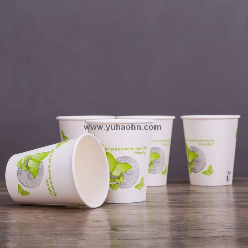 Single Wall Custom Printed Paper Cup for Hot Drinks