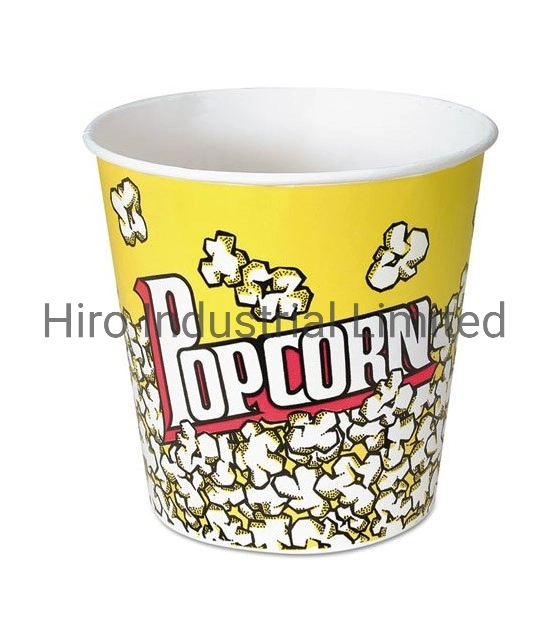 Customized Printed Paper Popcorn Buckets at Low Price High Quality